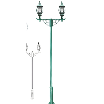 LI-8219-BKT 63-5002 Modern Outdoor Pole Light